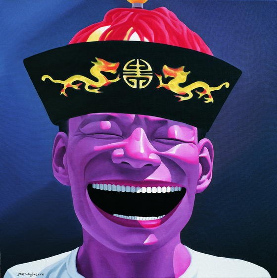 Yue Minjun hat series 6